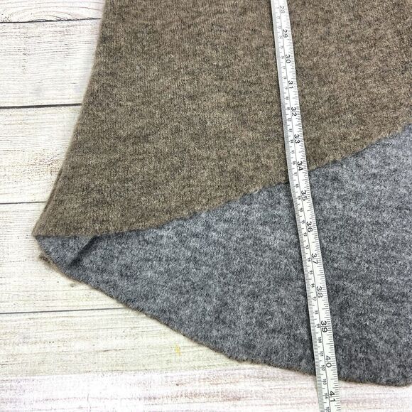 Anthropologie Two-Tone Gray and Brown Cardigan - Picture 11 of 11
